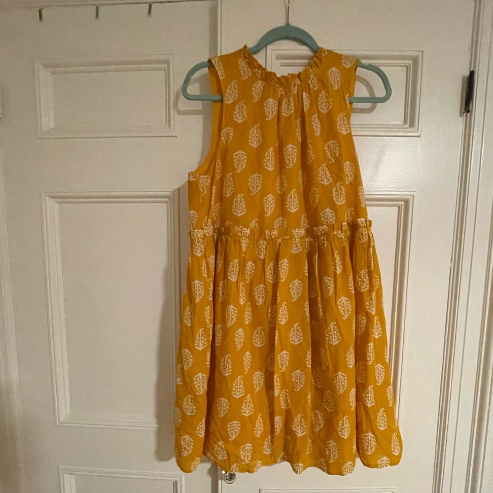 Lucky Brand yellow/white patterned dress